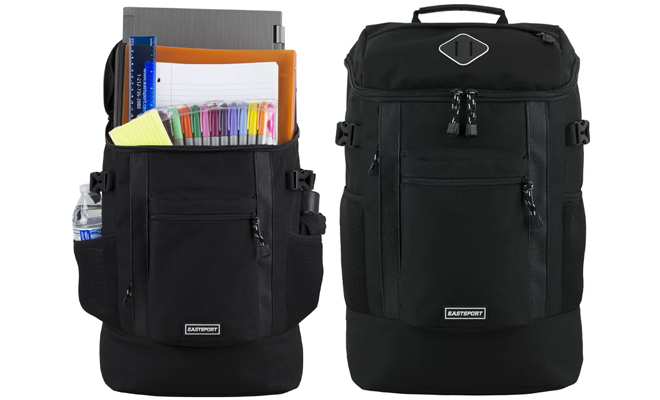 Eastsport Unisex Rival 18 5 Inch Laptop Backpacks in Black