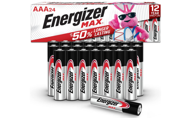 Energizer Max AAA Alkaline Batteries 24 Count