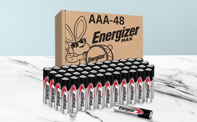 Energizer Max AAA Batteries on the Table