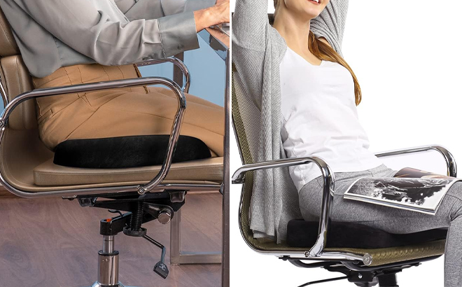 Everlasting Comfort Doctor Recommended Seat Cushion for Tailbone Pain Relief