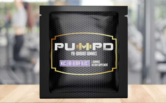 FREE Pumpd Pre Workout Gummies Sample Pouch