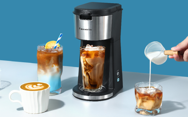 Famiworths 2 in 1 Iced Coffee Maker