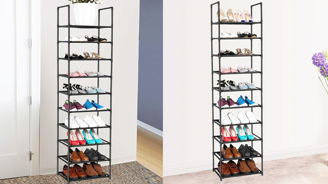 Fiducial Home 10 Tier Shoe Rack