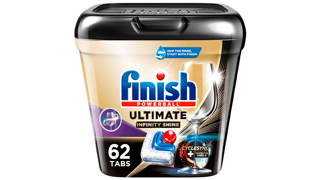 Finish Ultimate 62 Count Dishwasher Detergent