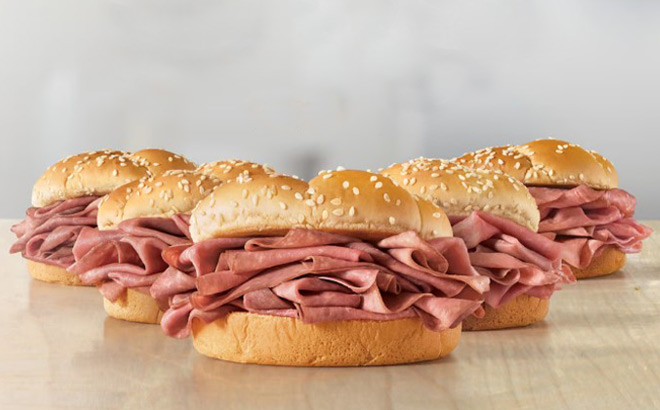 Fivrbys Classic Roast Beef Sandwiches