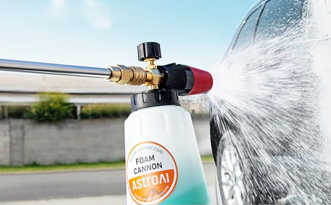 Foam Cannon Used for Car Washing