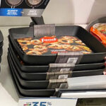 Food Network Cast Iron Grill Pan on Store Shelf