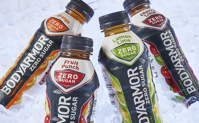 Four Body Armor Zero Sugar Sports Drinks