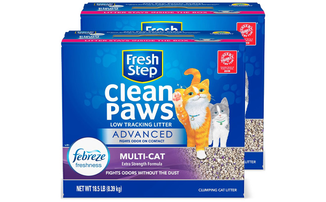 Fresh Step Clumping Cat Litter Pack of Two