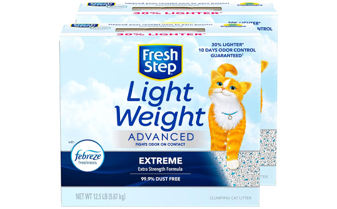 Fresh Step Clumping Cat Litter in Extreme Odor Control Scent