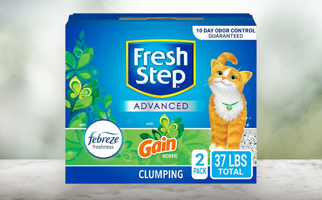 Fresh Step Clumping Cat Litter on the Table
