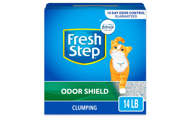 Fresh Step Clumping Cat Litter with Febreze 14 Pounds