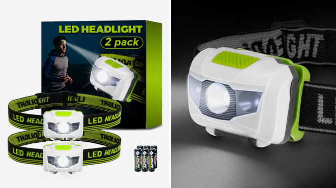 Fulighture Battery Powered LED Headlamps