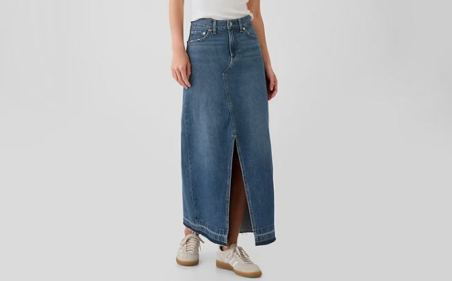 GAP Denim Maxi Skirt