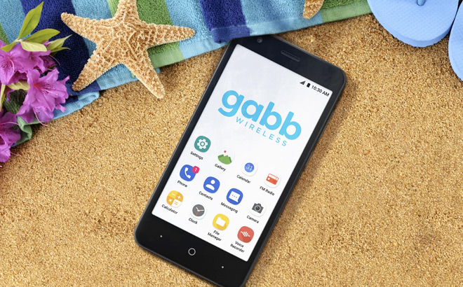 Gabb Wireless Phone on the Beach