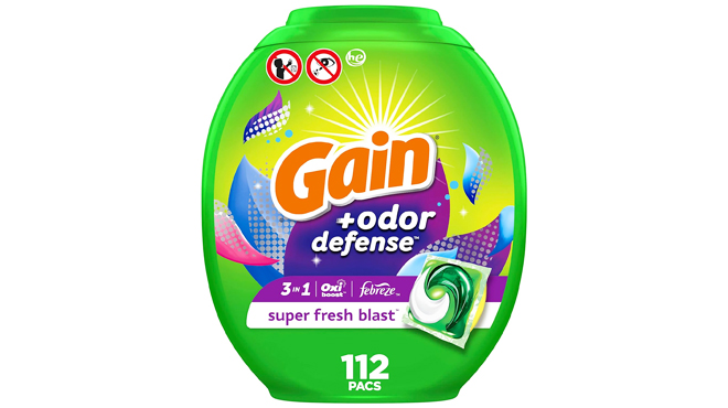Gain Flings Laundry Detergent Soap Pacs 112 Count