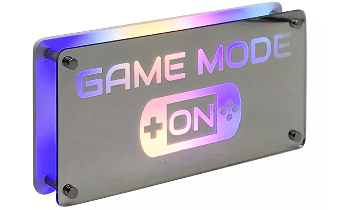 Game Mode On Colorful LED Table Decor