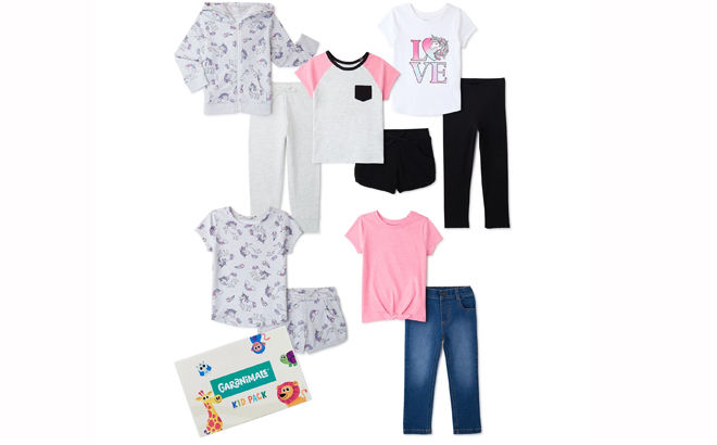 Garanimals Baby and Toddler Girls Mix Match Outfits Kid Pack