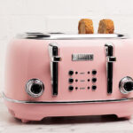Haden Heritage 4 Slice Wide Slot Toaster on the Kitchen Counter