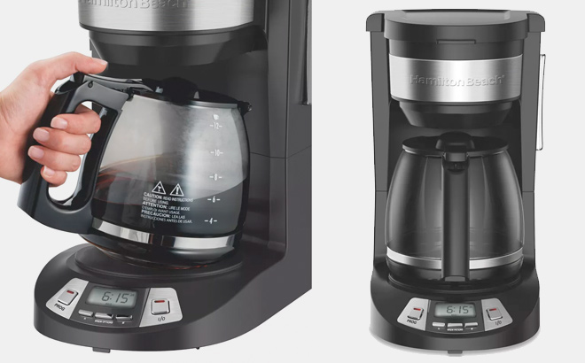 Hamilton Beach 12 Cup Programmable Coffee Maker Black