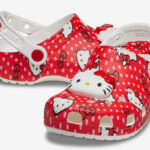 Hello Kitty x Crocs Toddlers Red Classic Clogs