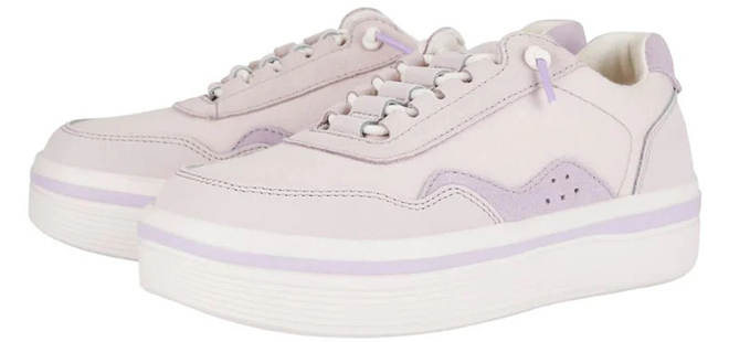 Hey Dude Hudson Lift Pastel Shoes in Purple Color
