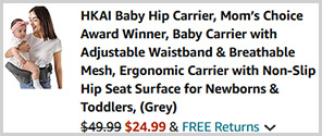 Hkai Baby Hip Carrier Screenshot