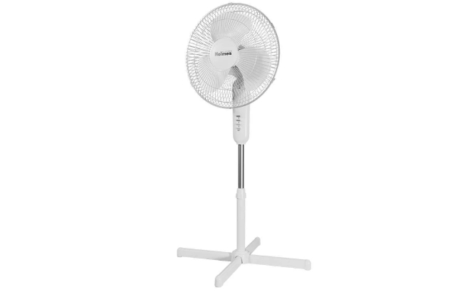 Holmes 16 Inch Oscillating Manual Stand Fan