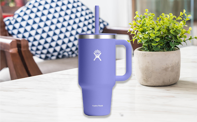 Hydro Flask All Around Travel Tumbler in the Color Lupine