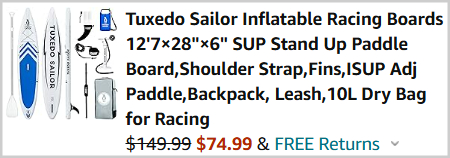 Inflatable Paddle Board Checkout 2