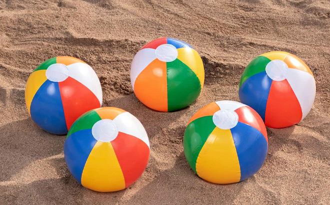 Joyin Rainbow Beach Balls 1