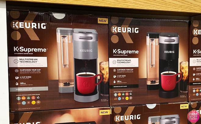 Keurig K Supreme SMART Single Serve CoffeeMaker on Store Shelf