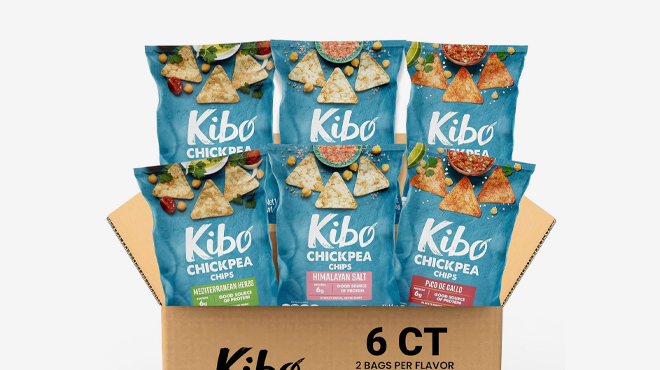 Kibo Chickpea Chips 6 Pack