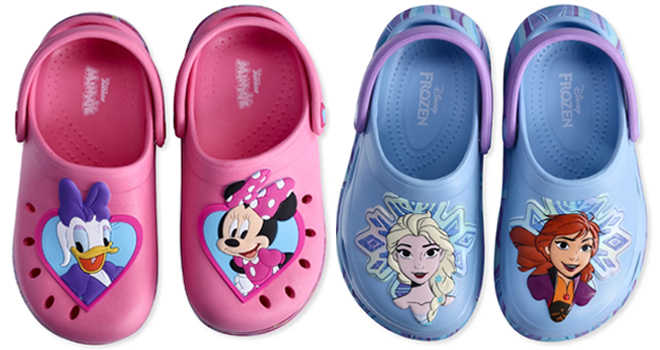 Kids Character Clogs Minnie Mouse and Frozen Styles