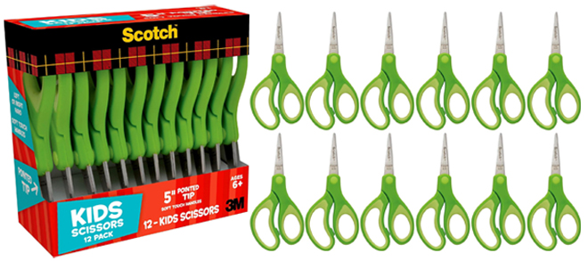 Kids Scissors 12 Pack