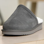 Koolaburra by UGG Mens Suede Slippers on the Table