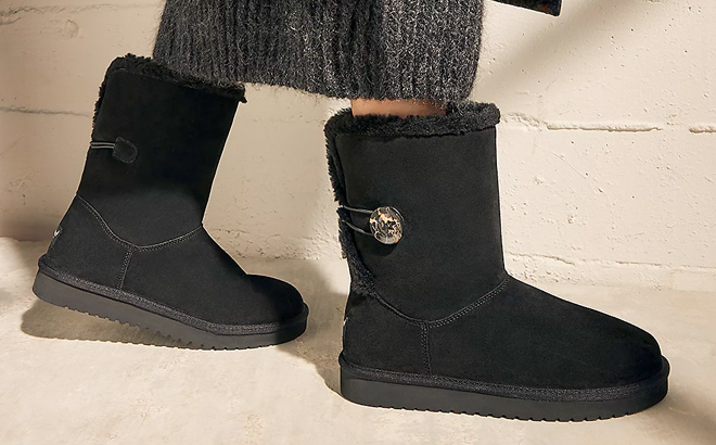 Koolaburra by UGG Suede Button Winter Boot