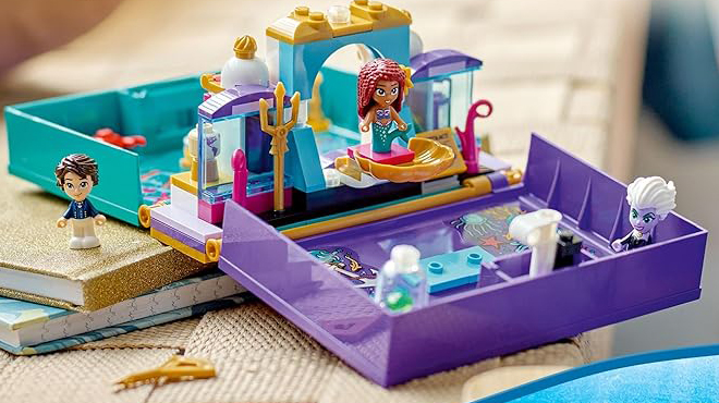 LEGO Disney The Little Mermaid Story Book Set on a Table