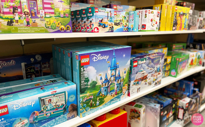 LEGO Sets on a Shelf