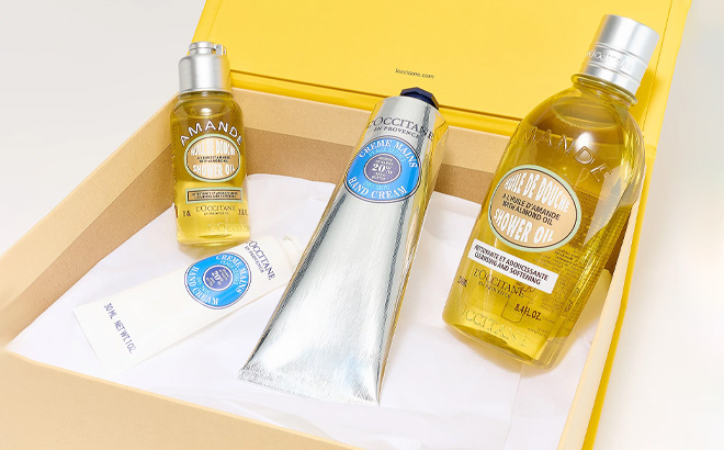 LOccitane 4 Piece Best of Shea and Almond Gift Set