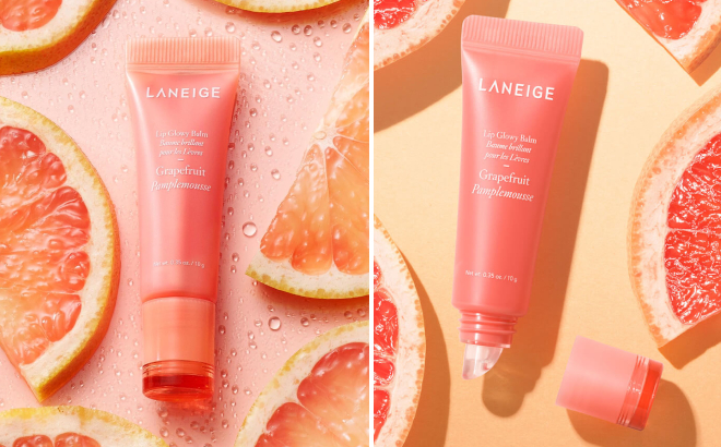 Laneige Lip Glowy Balm in Grapefruit Flavor