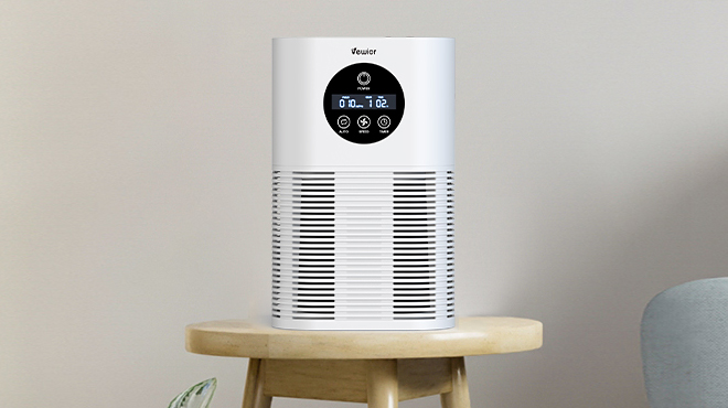 Large Room HEPA Air Purifier on a Desk