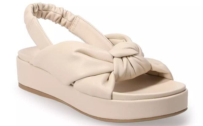 Lauren Conrad Sumana Womens Bow Slide Slingback Sandals