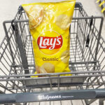 Lays Potato Chips in a Cart at Walgreens