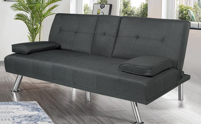 Leumius Modern Futon Sofa Bed