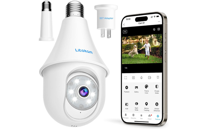 Light Bulb Security Camera 