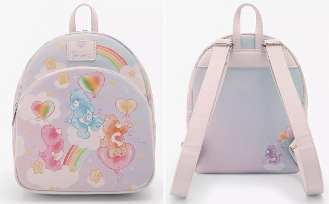 Loungefly Care Bears Balloons Mini Backpack