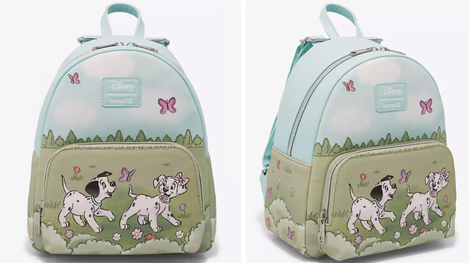 Loungefly Disney 101 Dalmatians Flower Field Mini Backpack