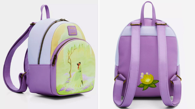 Loungefly Disney Princess Tiana Naveen Mini Backpacks