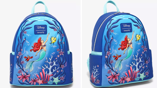 Loungefly Disney The Little Mermaid Under The Sea Mini Backpack